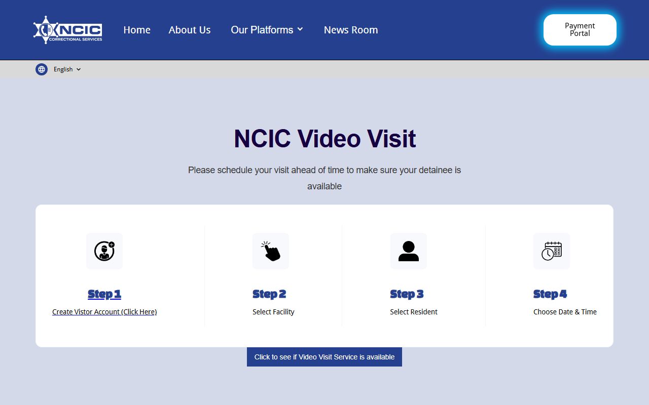 Walker County inmate records NCIC video visitation scheduling
