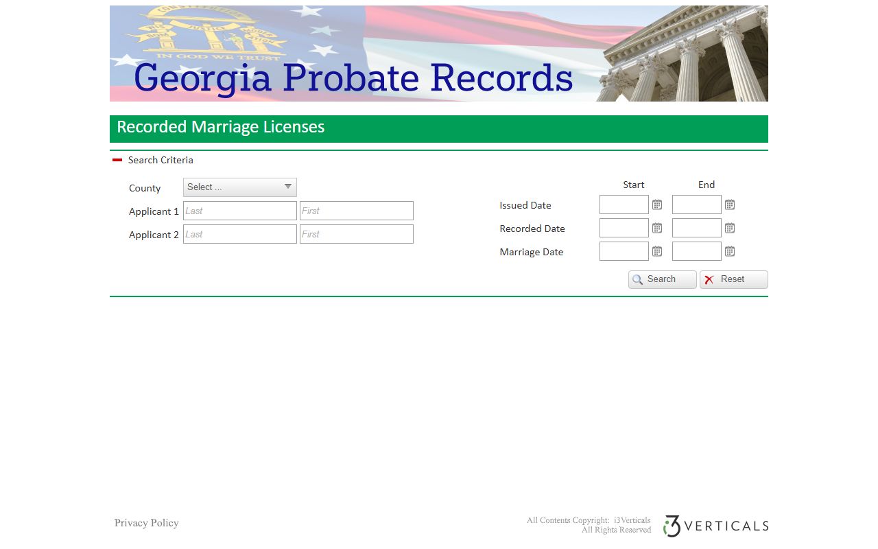 Walker County marriage records Georgia Probate Records marriage search