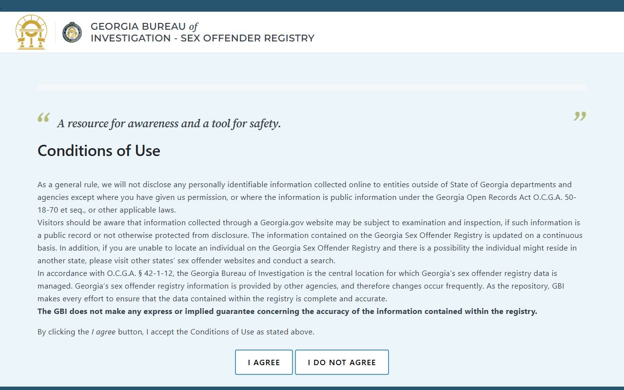 Walker County warrant records and Georgia public sex offender registry search